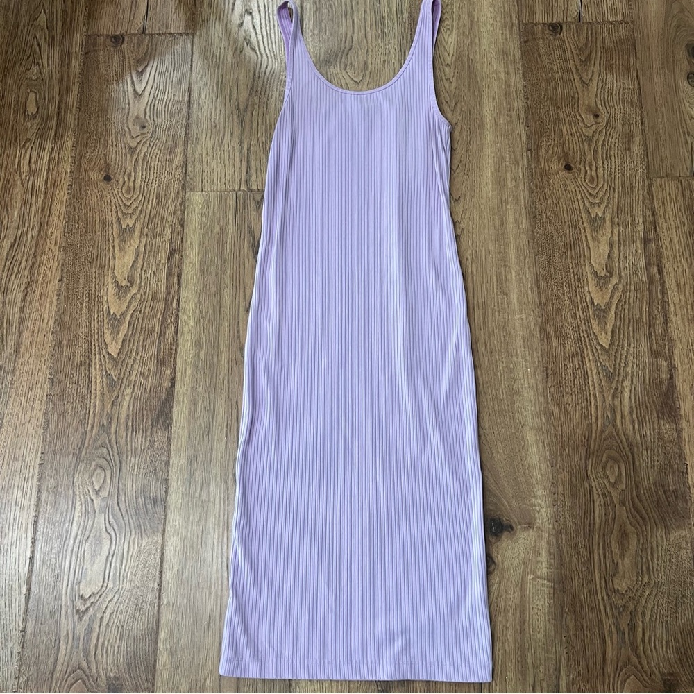 Aritzia Wilfred Free Murdock Ribbed Bodycon Tank Dress Medium